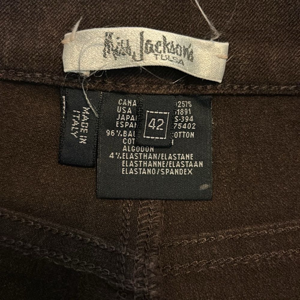 ESCADA SPORT brown jeans 42 Miss Jackson’s Tulsa vintage - Picture 5 of 6